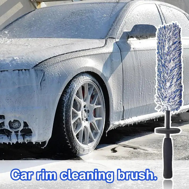 Car Wheel Brush Wheel Rim Brush Car Tire Brush Wheel Brush Set for Car Detailing Microfiber Car Wash Car Detailing Brush