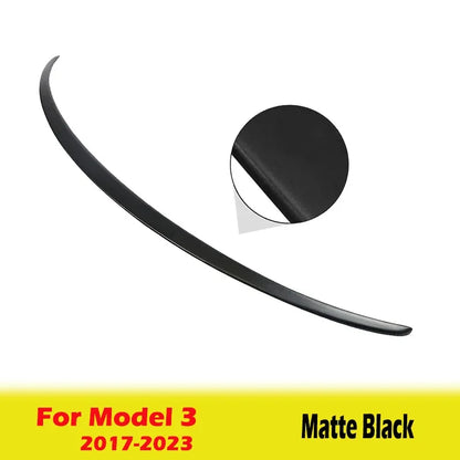 BEVO Rear Trunk Spoiler for Tesla Model Y 3 Highland 2017 - 2024 High-Performance ABS Spoiler Lip Tail Wing Accessories