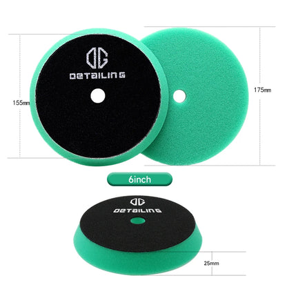 Top Quality 155Mm Auto  Sponge Buffing Pad Car Care Foam Polishing Pad Buffer Polish Remove Deep Scratch